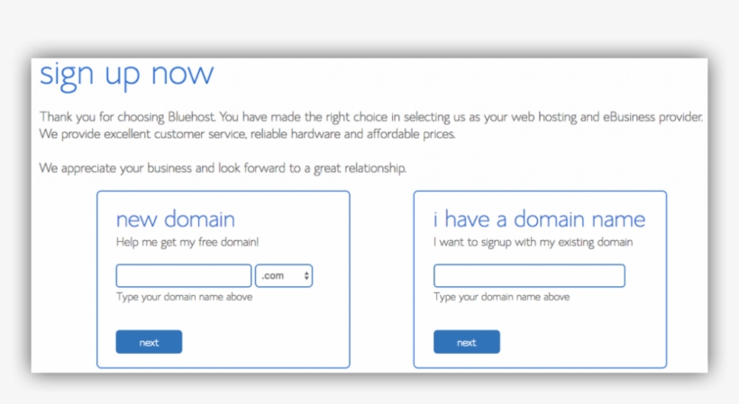 Start A Blog On Bluehost Choose Domain Name - Blog, transparent png