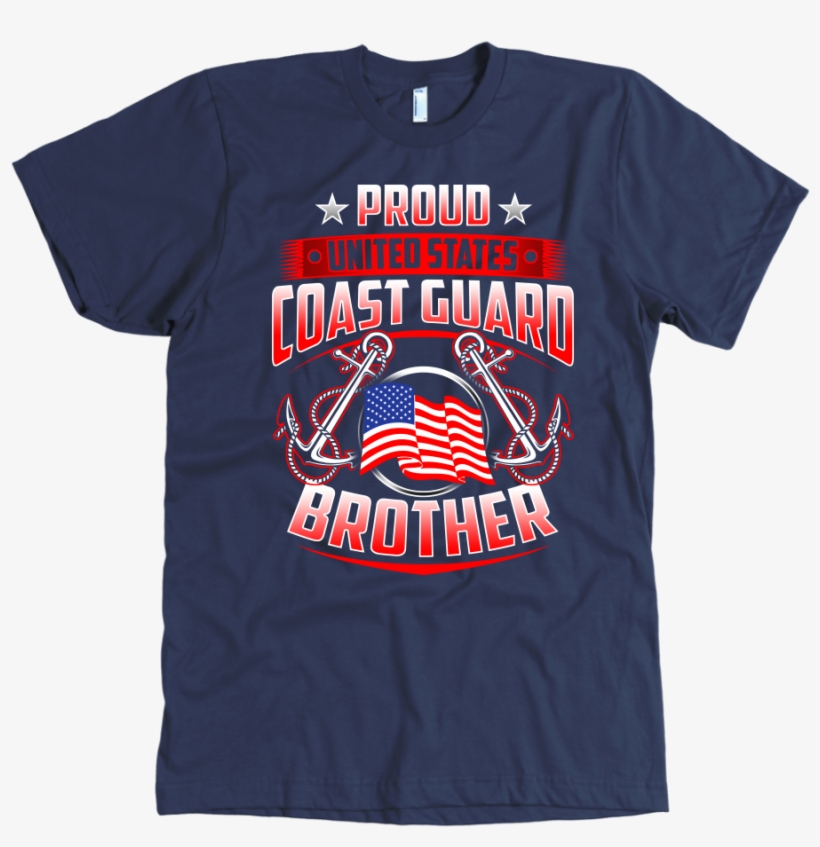 Proud Coast Guard Brother Mens Tees, Long Sleeves, - T-shirt, transparent png