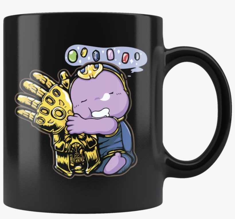 Thanos Infinity War Mug - Toothless And Stitch And Baymax, transparent png