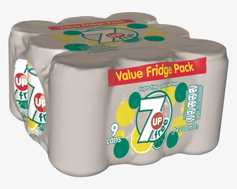 7up Free 9 X 330ml, transparent png
