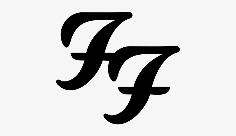 Pegatina Foo Figthers Vinilo Ff - Foo Fighters Wasting Light Logo, transparent png