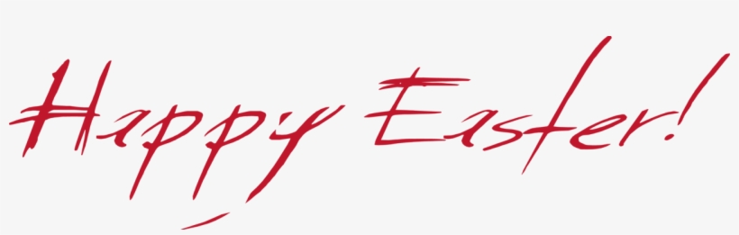 Надпись Happy Easter - Счастливой Пасхи Png, transparent png