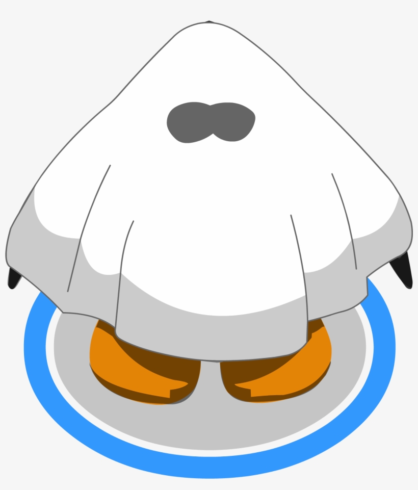 Ghost Costume Ig - Club Penguin Ghost Png, transparent png