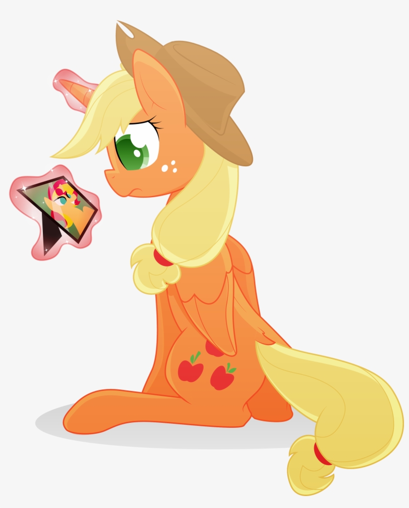 Sunset Shimmer Applejack Mammal Cartoon Vertebrate - My Little Pony Applejack, transparent png