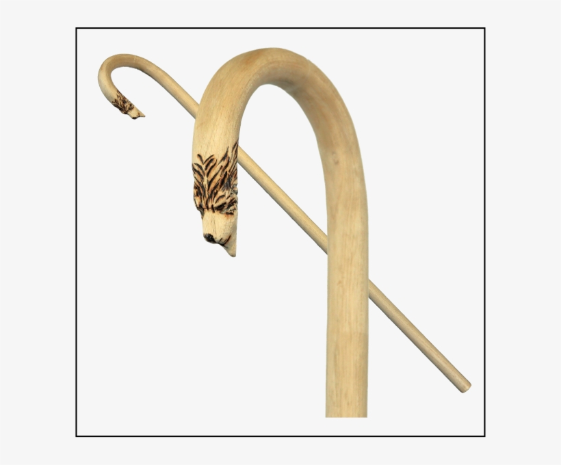 Cat Head Horn On Pure Hickory Heartwood Stock - Cat, transparent png