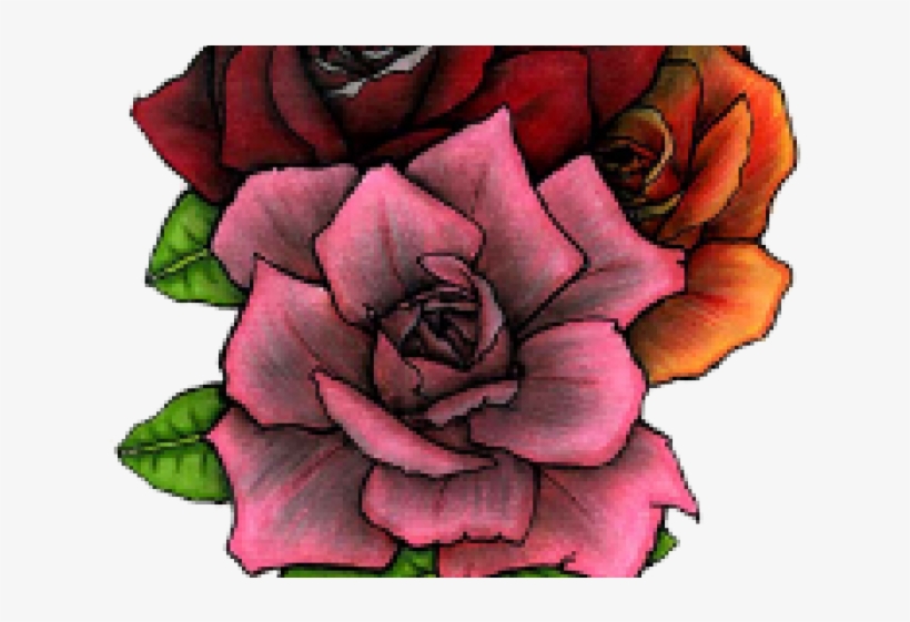 Flower Tattoo Png Transparent Images - Pink Tattoo Png, transparent png