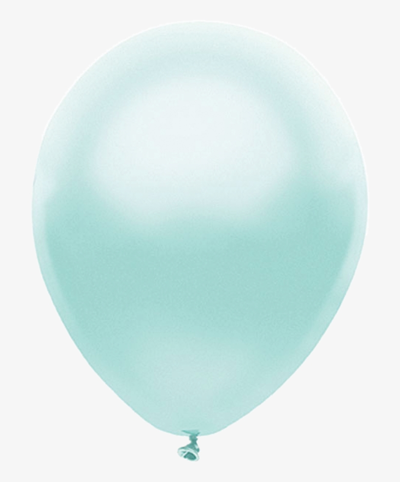 11" Pearl Seafoam Latex Balloon - Balloon, transparent png