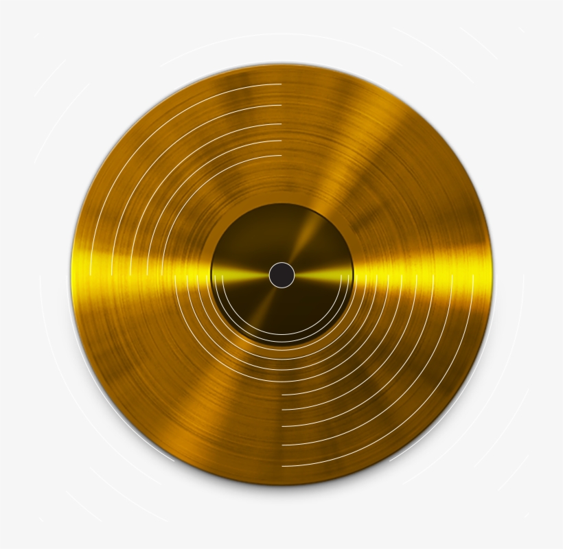 Disco De Oro Png, transparent png