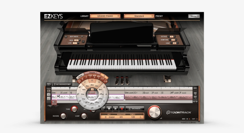 Music Up - Toontrack Ezkeys Grand Piano, transparent png