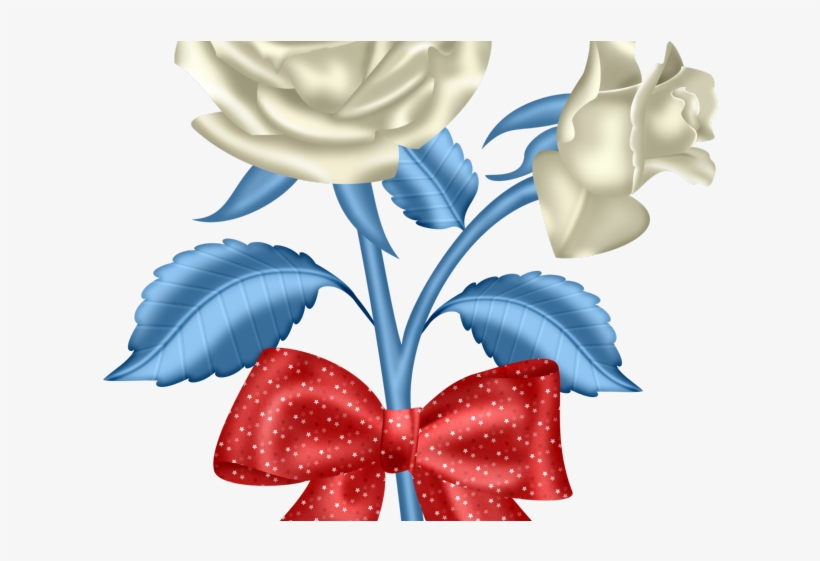 Blue Flower Clipart Blue Rose - ดอก กุหลาบ สี แดง สวย ๆ, transparent png