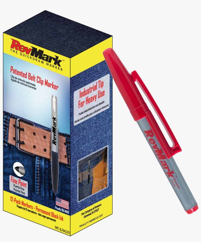 Revmark Marker - 12-pack - Red Ink - Revmark 12-pack - Assorted Pack, transparent png