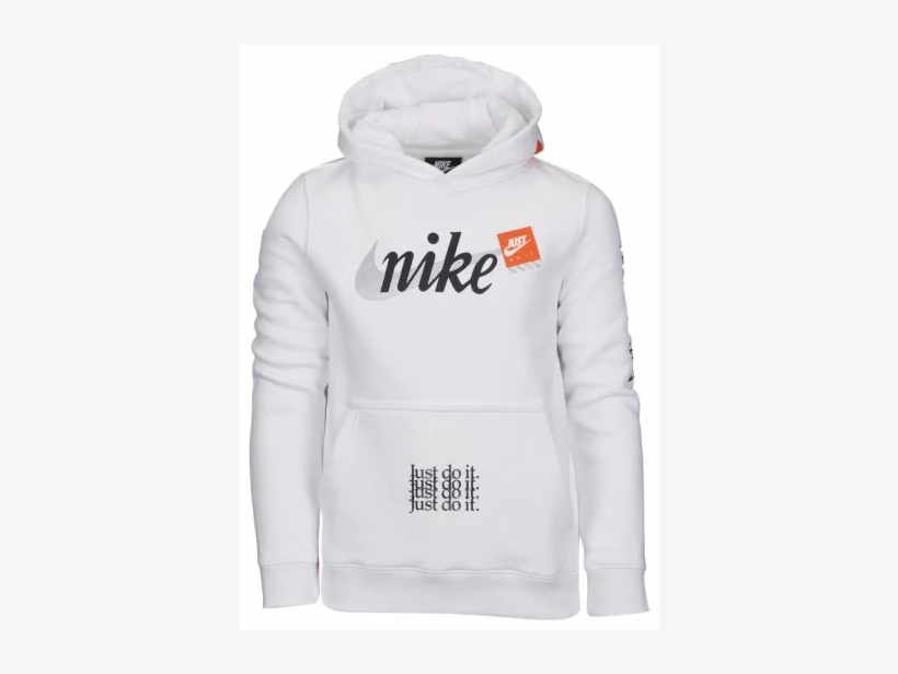 White Nike Sweatshirt Boys, transparent png