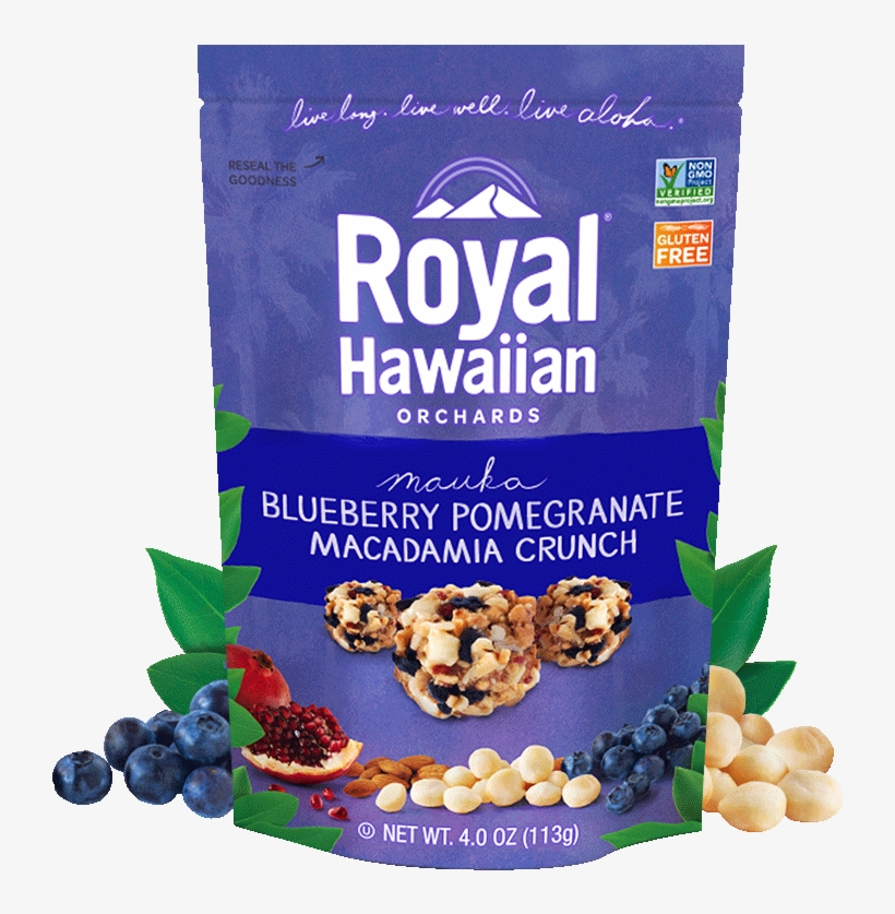 Blueberry Pomegranate Crunch 46116ebd 1da4 4924 8b4d - Macadamia Nuts Royal Hawaii, transparent png