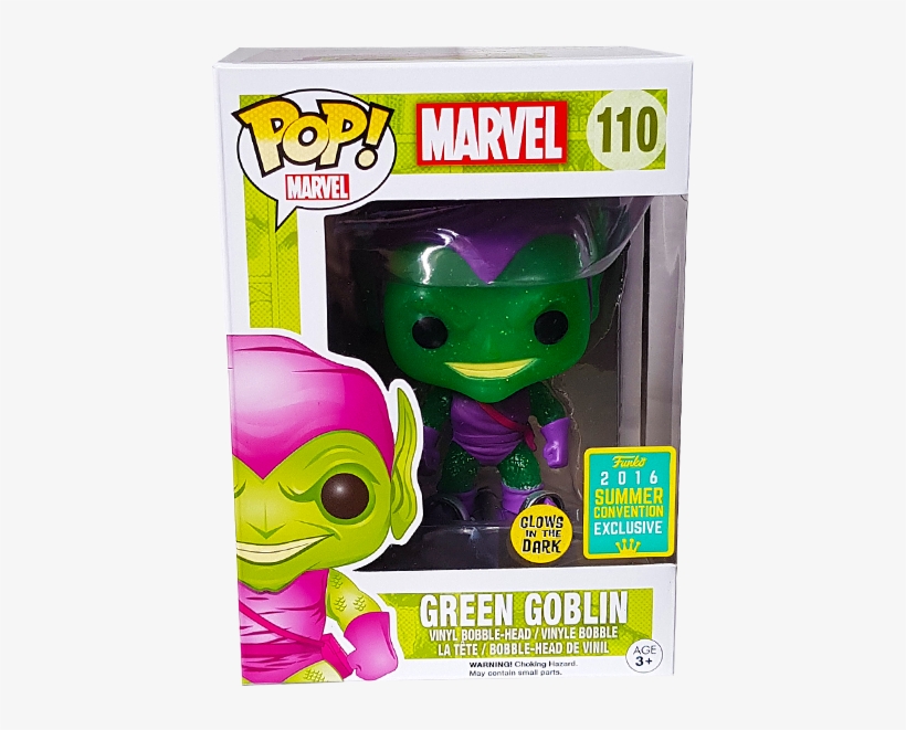 Green Goblin Glow Sdcc 2016 Exclusive Pop Vinyl Figure, transparent png