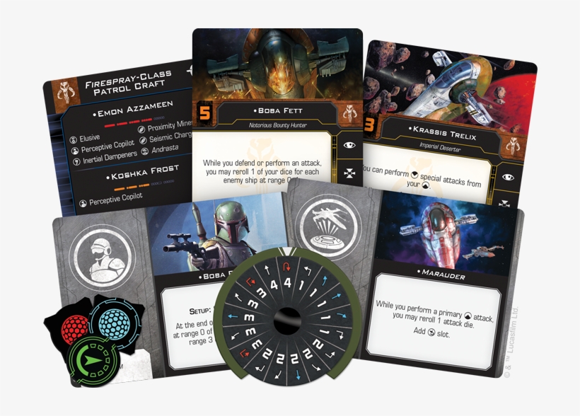 Ffg Continues To Add To The Initial Line Up For The - X Wing 2.0 Slave 1, transparent png