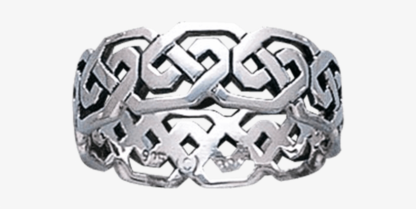 Silver Celtic Infinity Ring - "peter Stone Jewelry" Silver Celtic Infinity Ring, transparent png