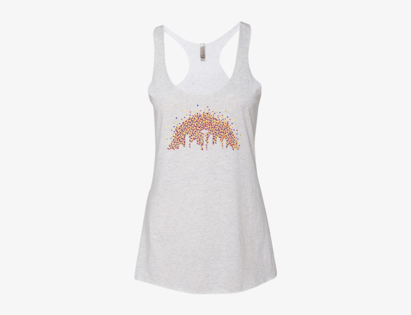 White/orange Women's Tank - Top, transparent png