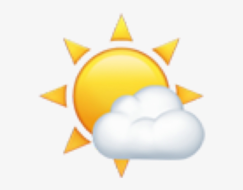 Emojis Emoji Sun Clouds Overlay Overlays Tumblr Aesthet, transparent png