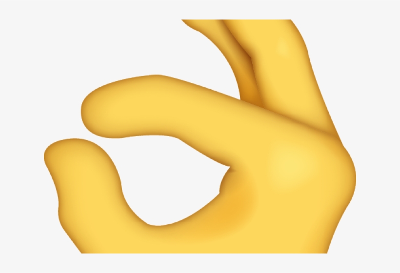 Hand Emoji Clipart Circle Hand Ok Hand Transparent Background