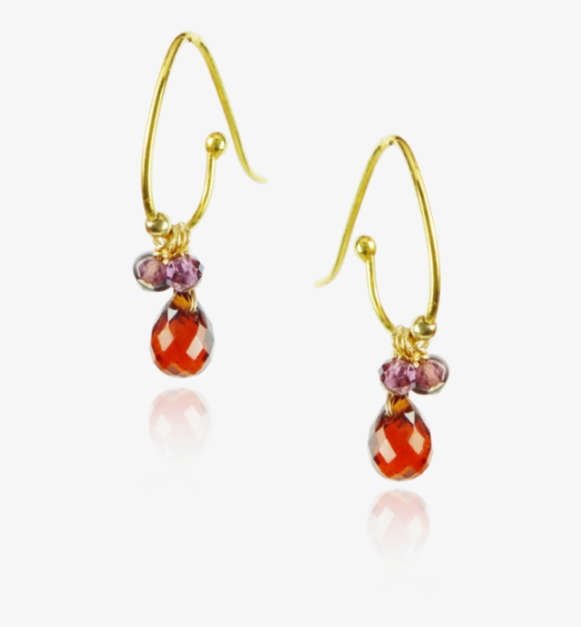 Fish Hook Clustered Earrings - Earring, transparent png