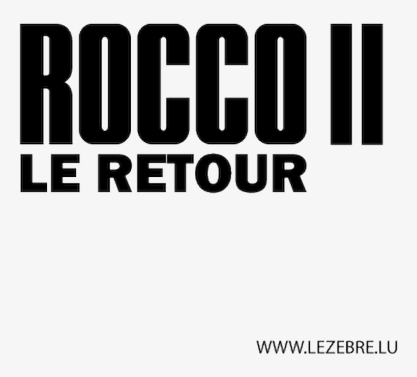 T-shirt Rocco Ii Le Retour Parody Rocky Balboa - Sirocco Movie, transparent png