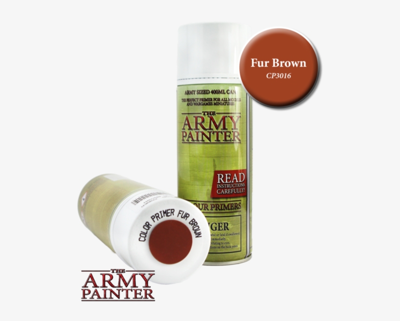 The Army Painter Spray Paint Can Colour Primer Fur - Army Painter, transparent png
