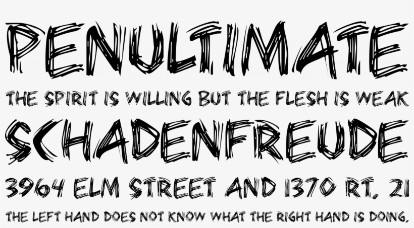 Bearpaw Font Phrases - Crunk And Disorderly Black Tile Coaster, transparent png