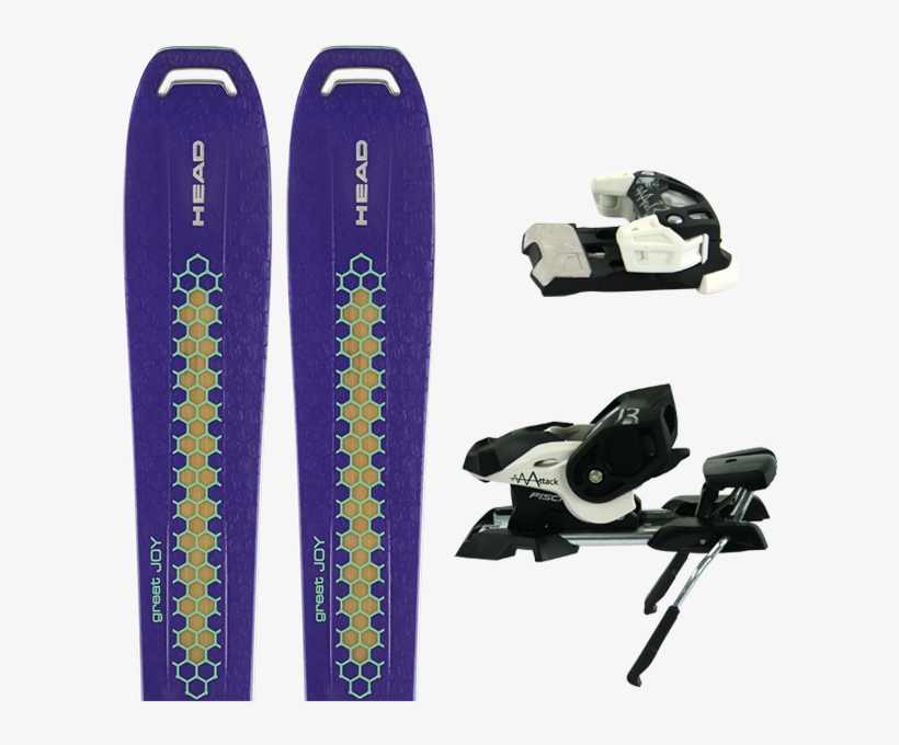 Head Great Joy 2016 Fischer Aaattack 13 Blk/whi Sans - Fischer Attack 13 W/o Brake Ski Bindings Black/white, transparent png