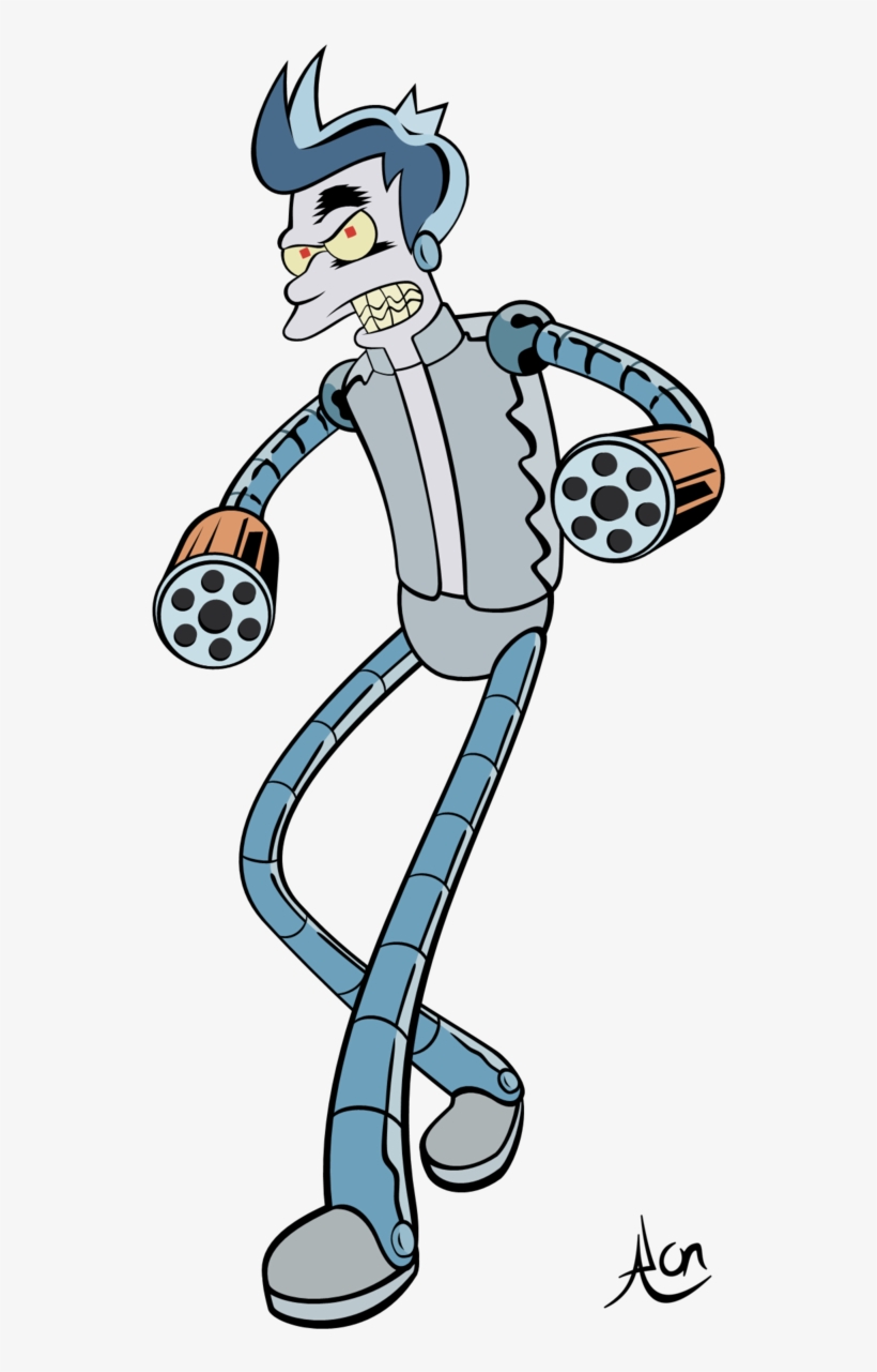 Futurama 600 X 1250 Png 228kb - Fry As A Robot, transparent png