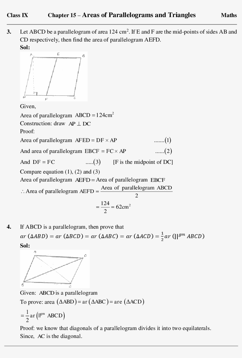 Rd Sharma Maths Solutions For Class-ix - Discrete Time Signals And Systems Solution, transparent png