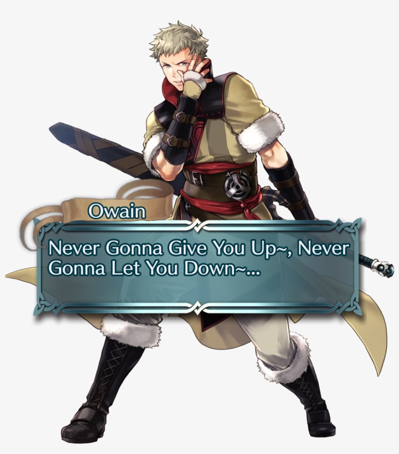 Would It Be Possible To Get Owain Singing 'never Gonna, transparent png
