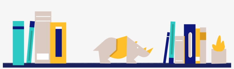 Rhino Footer Illustration - House, transparent png