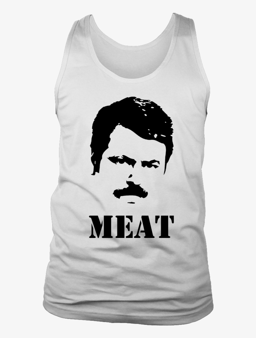 Ron Swanson Meat Men's Tank Top - Norv Turner T Shirt, transparent png