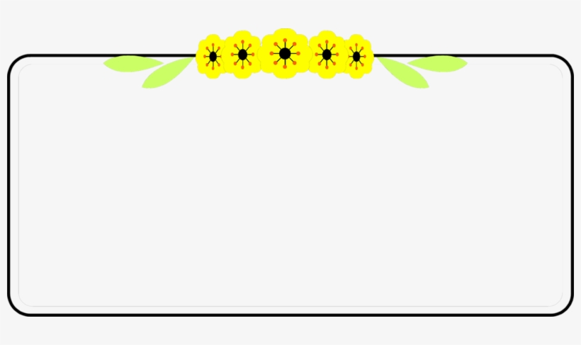 Yellow Border Frame Png Image, transparent png