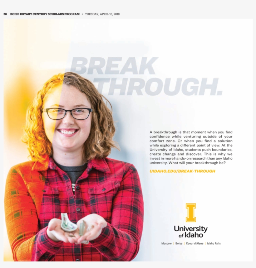 20 Boise Rotary Century Scholars Program Tuesday, April - University Of Idaho, transparent png