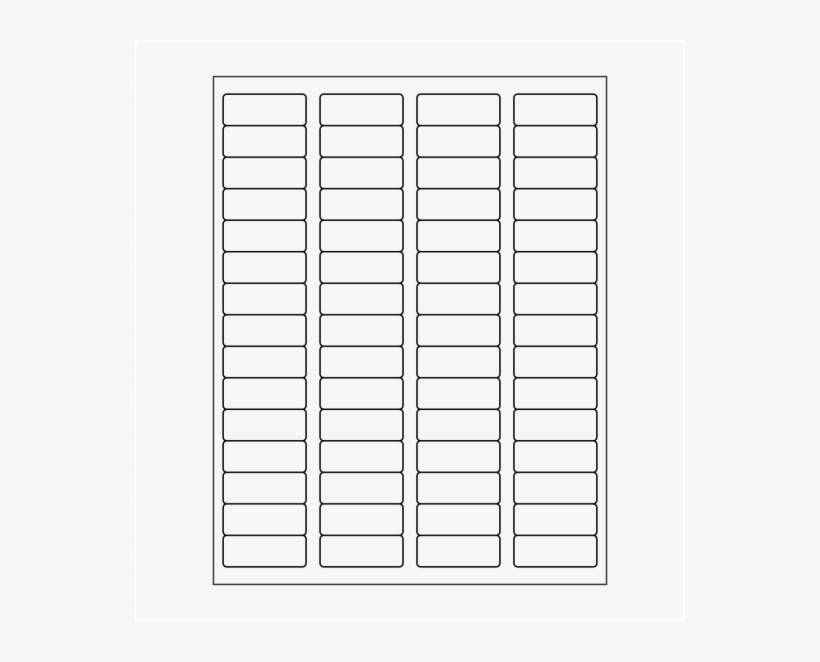666i6k" Blank Paper Labes Of Dimensions - 3 7/16" X 2/3" 30-up White Matte Labels - 100 Sheets, transparent png