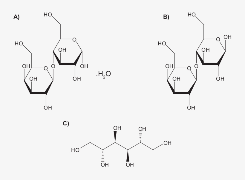 Molecular Structures Of Sugar Carriers - Lactose, transparent png
