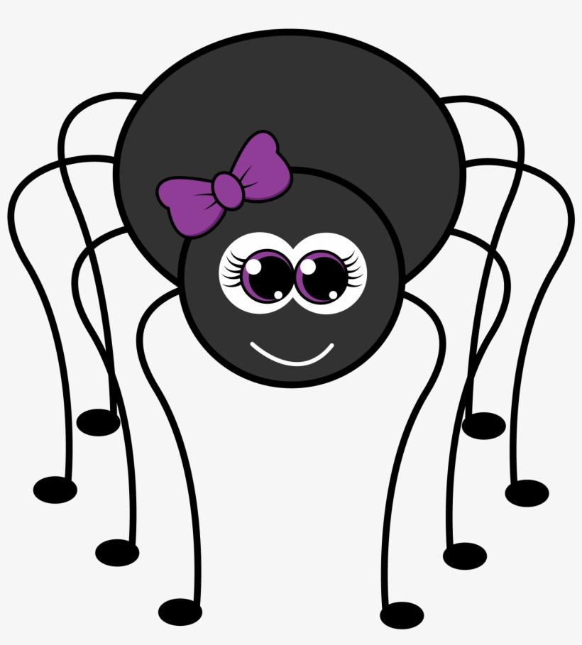 Grant Avenue Design Freebie Friday Cute Spider Clipart - Cute Spider Clip Art, transparent png