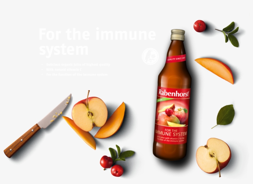 Rabenhorst For The Immune System - Rabenhorst Heißer Apfel-ingwer, transparent png