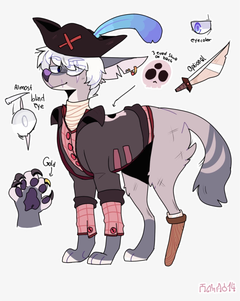 Mentor Pirate Guy By Iyd-d852ntp - Captain Locke Lupisvulpes, transparent png