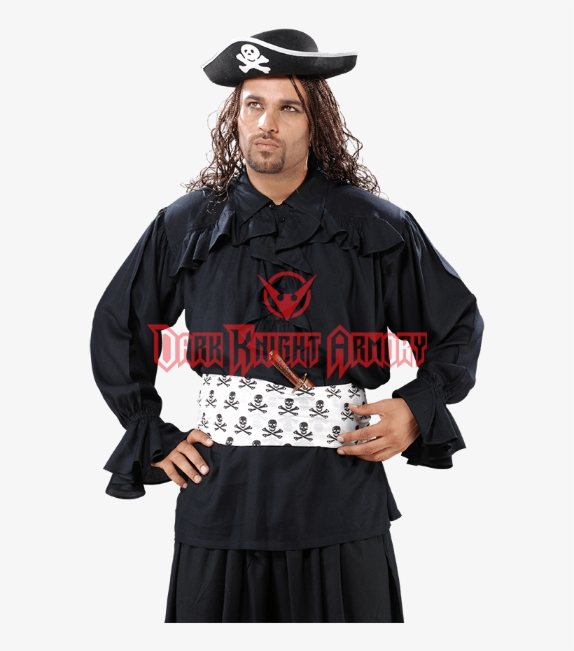 Zoom - Medieval Poet's Pirate Francis Drake Pirate Shirt Costume, transparent png