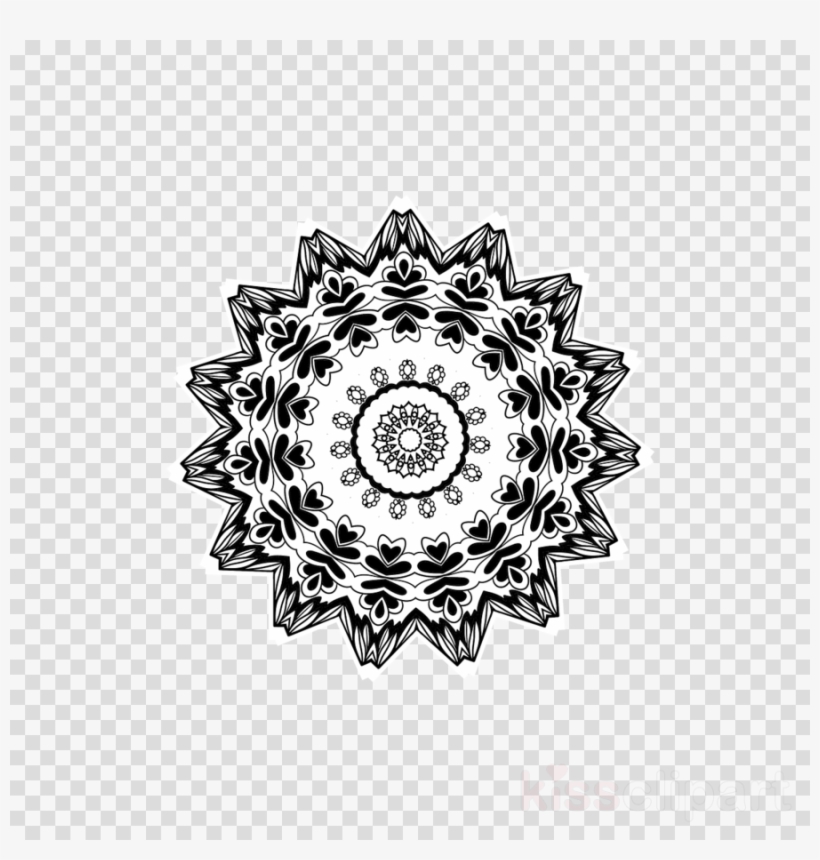 Transparent Mandala Icons, transparent png