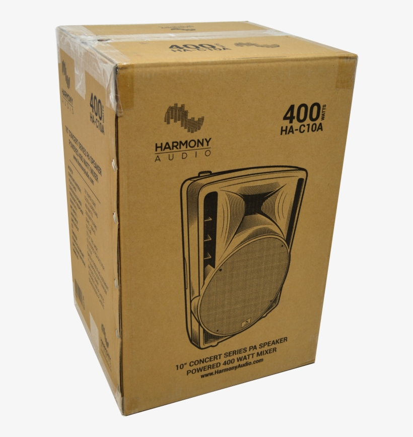 Harmony Audio Ha C10a Dj Concert Series 400 Watt Powered - Loudspeaker, transparent png