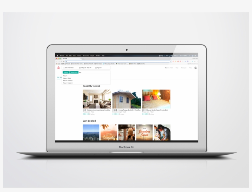 Airbnb M Home2 - Website, transparent png