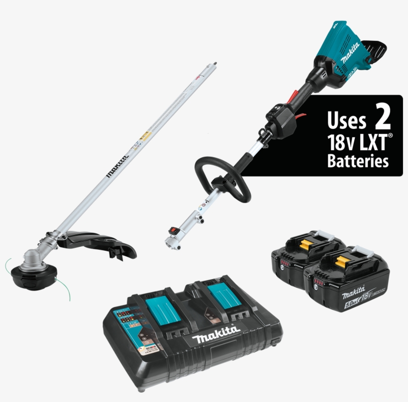18v X2 Lxt® Brushless Couple Shaft Power Head Kit With - Makita 18v Pole Saw, transparent png