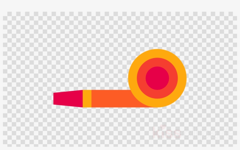 Transparent Background Party Blower Png Clipart Party - Heart Reaction Facebook Png, transparent png