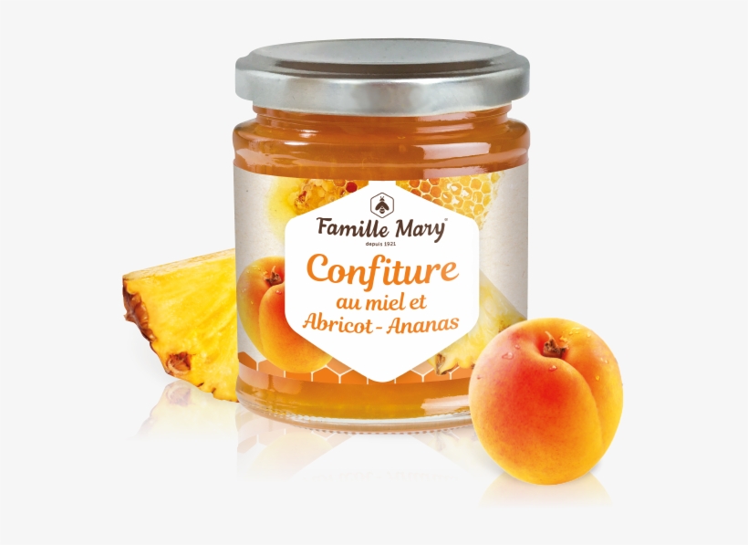 Confiture Au Miel Et Abricot Ananas - Confiture Abricot Ananas Miel - 1 Pot, transparent png