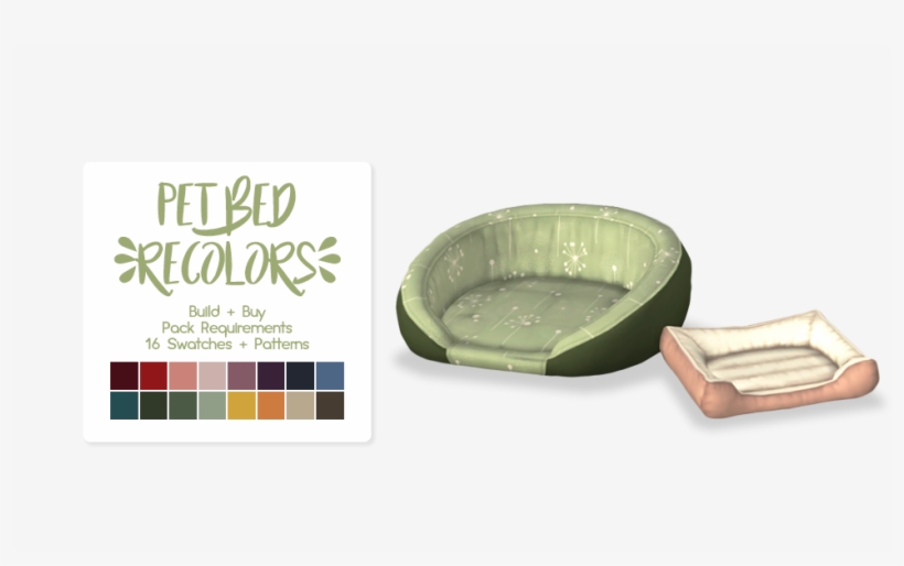 Sims 4 - Sims 4 Cc Pet Beds, transparent png