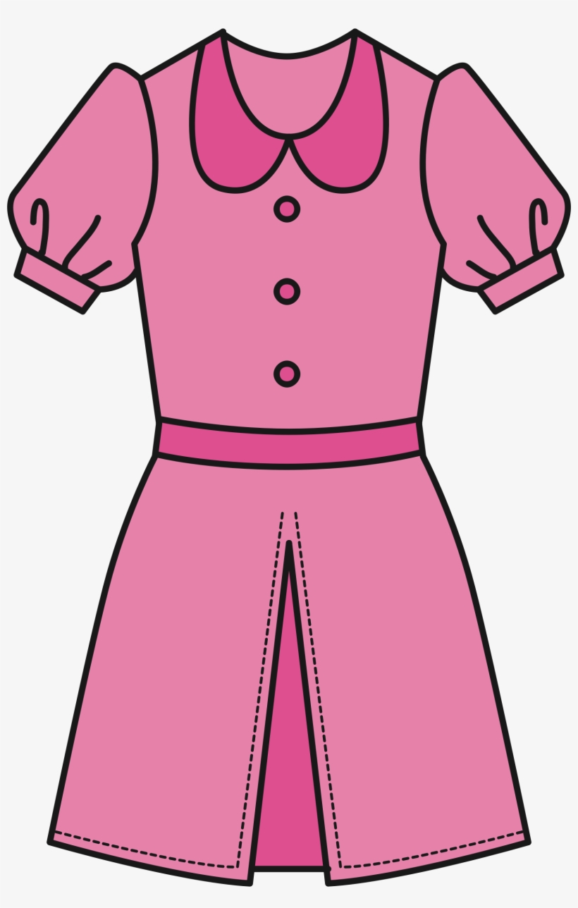 Big Image - Clip Art Pink Dress, transparent png