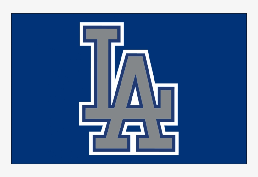 Los Angeles Dodgers Logos Iron Ons - Los Angeles Dodgers License Plate, transparent png
